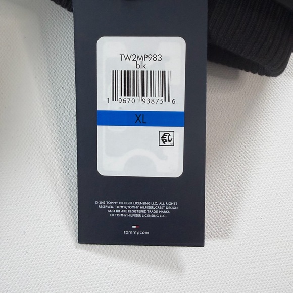 TOMMY HILFIGER Hooded Puffer Trench-coat Black Size XL NEW - Picture 11 of 11